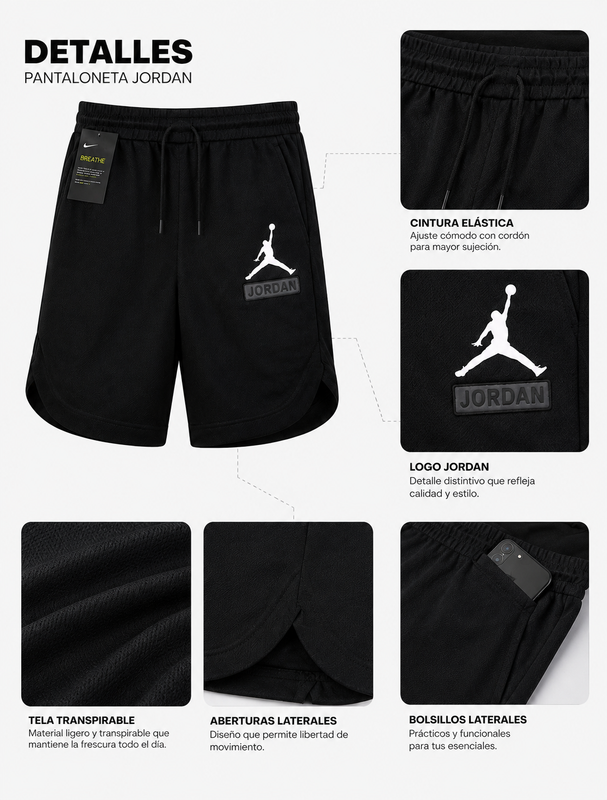 2x PANTALONETAS JORDAN PREMIUM